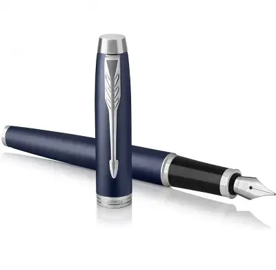 Ручка перьев. Parker IM Core F321 (CW1931647) Matte Blue CT F сталь нержавеющая подар.кор.