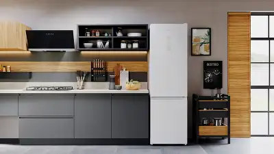 Холодильник Hotpoint HT 5200 W 2-хкамерн. белый/серебристый