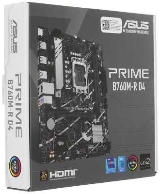 Материнская плата mATX LGA1700 ASUS PRIME B760M-R D4