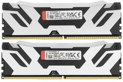 Набор памяти DDR5 DIMM Гб DDR7200 Kingston FURY Renegade Silver RGB (KF572C38RSAK2-32)