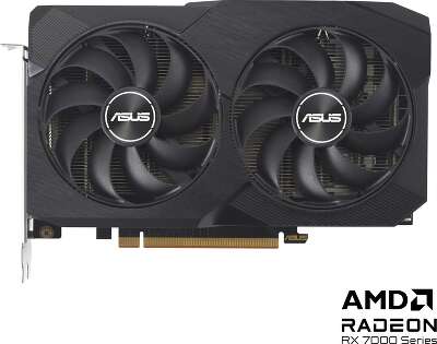 Видеокарта ASUS AMD Radeon RX 7600 DUAL-RX7600-O8G-V2 8Gb DDR6 PCI-E HDMI, 3DP