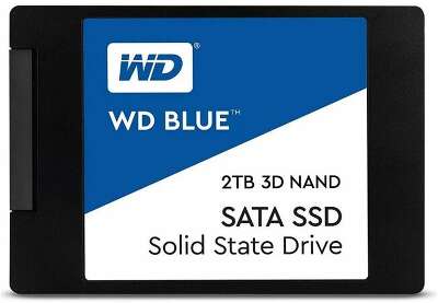 Твердотельный накопитель SATA3 2Tb [WDS200T3B0A] (SSD) Western Digital Blue SA510