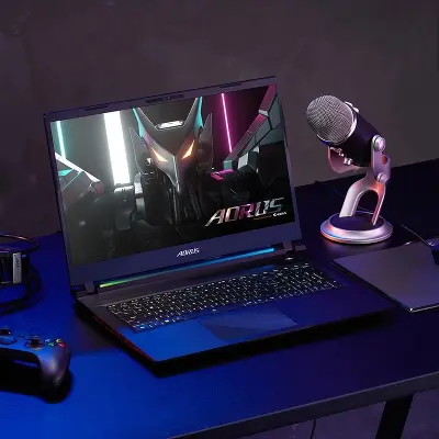 Ноутбук Gigabyte Aorus 17 17.3" FHD IPS i5 12500H 2.5 ГГц/16/512 SSD/RTX 4070 8G/Dos