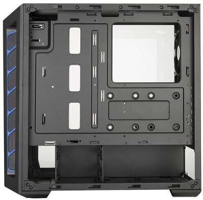 Корпус COOLERMASTER MasterBox MB510L, черный/синий, ATX, Без БП (MCB-B510L-KANN-S03)