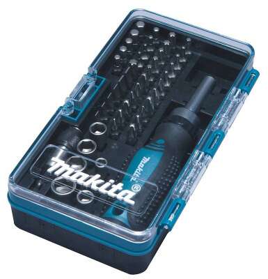 Отвертка Makita B-36170 в компл.:47 предметов жесткий кейс