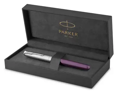 Ручка перьев. Parker Sonnet Essentials SB F545 (CW2169366) LaqViolet CT F сталь нержавеющая подар.кор.