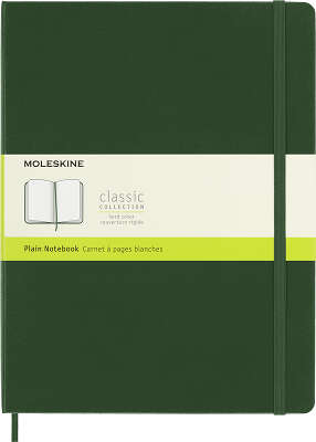 Блокнот Moleskine CLASSIC QP092K15 XLarge 190х250мм 192стр. нелинованный твердая обложка зеленый