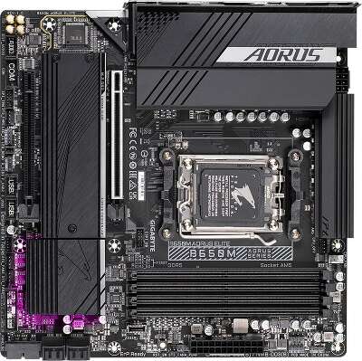 Материнская плата mATX LGAAM5 GIGABYTE B650M AORUS ELITE