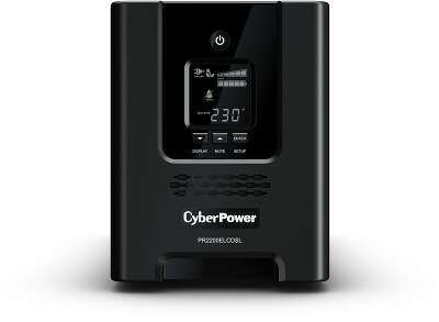 ИБП CyberPower PR2200ELCDSL, 2200VA, 1980W, IEC, черный