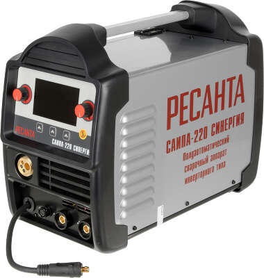 Сварочный аппарат Ресанта САИПА-220 СИНЕРГИЯ ММА DC/MIG-MAG/FCAW/TIG 9.2кВт