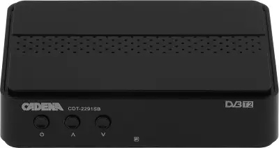 Ресивер DVB-T2 Cadena CDT-2291SB черный