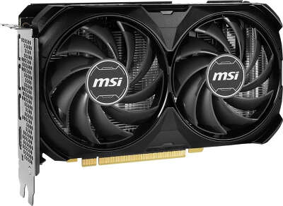 Видеокарта MSI PCI-E 4.0 RTX 4060 Ti VENTUS 2X BLACK 16GOC NVIDIA GeForce RTX 4060TI 16Gb 128bit GDDR6 2610/18000 HDMIx1 DPx3 HDCP Ret