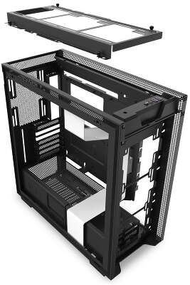 Корпус NZXT H710, черный/белый, ATX, Без БП (CA-H710B-W1)