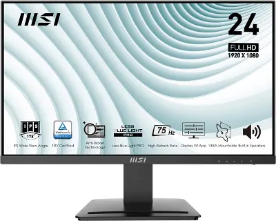 Монитор 24" MSI Pro MP243 IPS FHD HDMI, DP