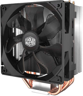 Устройство охлаждения(кулер) Cooler Master Hyper 212 LED Soc-AM4/1151/1200/2066 черный 4-pin 9-31dB Al+Cu 130W 634gr Ret (RR-212L-16PR-R1)