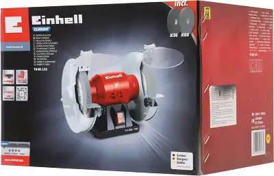 Электроточило Einhell TH-BG 150 150Вт 2950об/мин d=150мм t=16мм