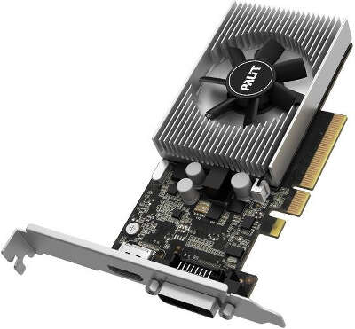 Видеокарта Palit PCI-E PA-GT1030 2GD4 NVIDIA GeForce GT 1030 2Gb 64bit DDR4 1151/2100 DVIx1 HDMIx1 HDCP Bulk low profile