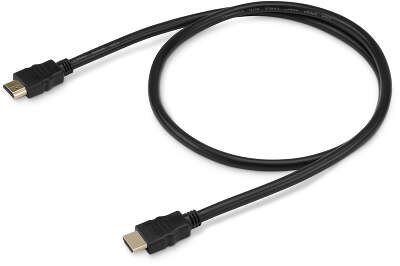 Кабель аудио-видео Buro HDMI 2.0 HDMI (m)/HDMI (m) 1м. позолоч.конт. черный (BHP HDMI 2.0-1)