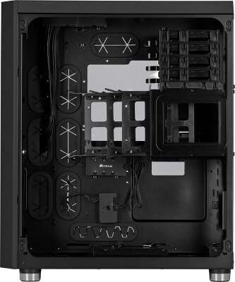 Корпус Corsair Crystal, черный, ATX, Без БП (CC-9011168-WW)