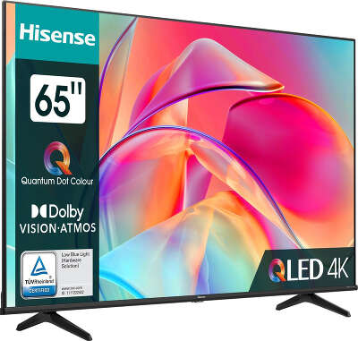 Телевизор 65" Hisense 65E7KQ, QLED, 4K UHD, черный