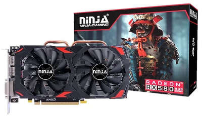 Видеокарта Ninja AMD Radeon RX 580 2048SP 8Gb DDR5 PCI-E DVI, HDMI, DP