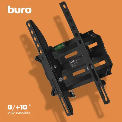 Кронштейн для телевизора Buro TL1S черный 15"-48" макс.25кг настенный наклон