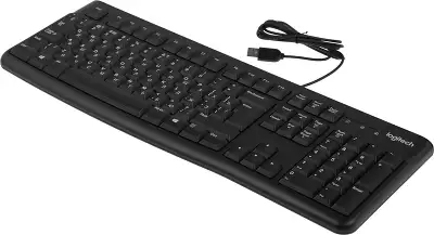 Клавиатура Logitech K120 черный USB (920-002522)