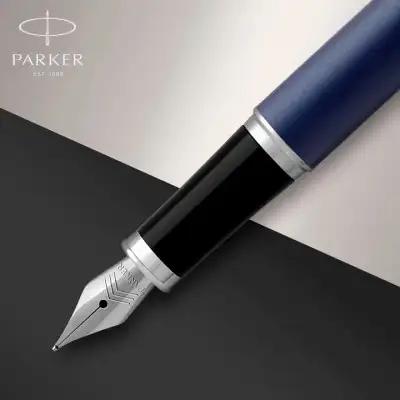 Ручка перьев. Parker IM Core F321 (CW1931647) Matte Blue CT F сталь нержавеющая подар.кор.