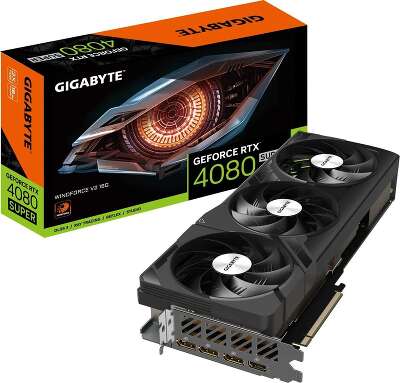 Видеокарта GIGABYTE NVIDIA nVidia GeForce RTX 4080 Super WINDFORCE V2 16Gb DDR6X PCI-E HDMI, 3DP