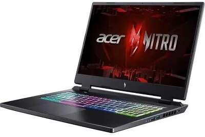 Ноутбук Acer Nitro 17 AN17-41-R59V 17.3" WQHD IPS R7 7735H/32/1Tb SSD/RTX 4070 8G/W11 черный