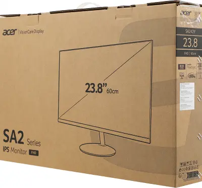 Монитор 24" Acer SA242YEbi IPS FHD D-Sub, HDMI