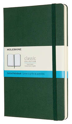 Блокнот Moleskine CLASSIC QP066K15 Large 130х210мм 240стр. пунктир твердая обложка зеленый