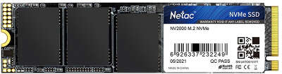 Твердотельный накопитель M.2 NVMe 256Gb Netac NV2000 [NT01NV2000-256-E4X] (SSD)