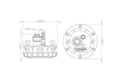 Оголовок Джилекс ОСП 110-133/32 (6301)