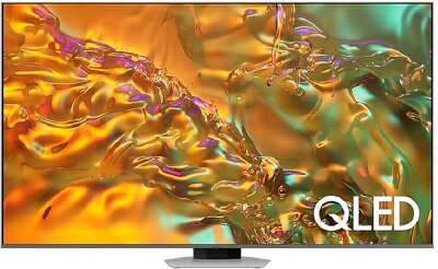 Телевизор 75" Samsung QE75Q80DAUXCE, 4K UHD, HDMIx4, USBx2, WiFi, Smart TV, серебристый