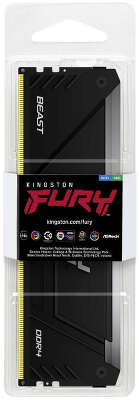 Модуль памяти DDR4 DIMM 8Gb DDR3733 Kingston Fury Beast Black RGB (KF437C19BB2A/8)