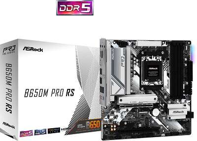 Материнская плата mATX LGAAM5 ASRock B650M PRO RS