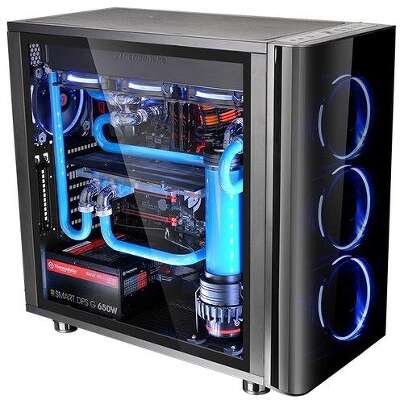 Корпус Thermaltake Versa View 31 Tempered Glass, Window, черный, ATX, без БП (CA-1H8-00M1WN-00)