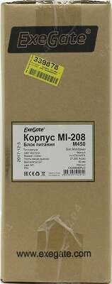 Корпус ExeGate MI-208, черный, mATX, 450W (EX268696RUS)