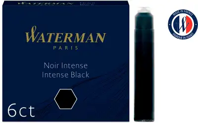 Картридж Waterman International 52011 (CWS0110940) Intense Black чернила для ручек перьевых (6шт)