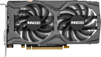 Видеокарта Inno3D nVidia GeForce GTX1650 TWIN X2 OC 4Gb GDDR6 [N16502-04D6X-1713VA32R]