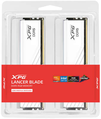 Набор памяти DDR5 DIMM 2x16Gb DDR6000 ADATA XPG Lancer Blade RGB (AX5U6000C3016G-DTLABRWH)