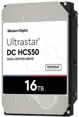 Жесткий диск SATA3 16Tb [OOWUH721816ALE6L4_0F38466] (HDD) Western Digital Ultrastar DC HC550, 7200rpm