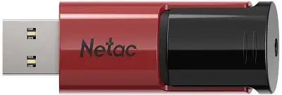 Флеш Диск Netac 16Gb U182 NT03U182N-016G-30RE USB3.0 красный/черный