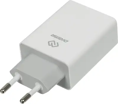 Сетевое зар./устр. Digma DGWC-3U-5A-WG 30W 3A (PD+QC) 3xUSB универсальное белый