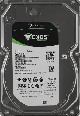 Жесткий диск SATA3 6Tb [ST6000NM019B] (HDD) Seagate Exos 7E10, 256Mb