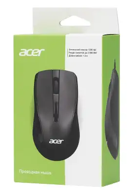 Мышь Acer OMW136 черный оптическая 1200dpi USB 3but (ZL.MCEEE.01A)