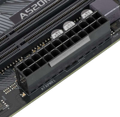 Материнская плата Asrock A520M-HVS Soc-AM4 AMD A520 2xDDR4 mATX AC`97 8ch(7.1) GbLAN RAID+VGA+HDMI