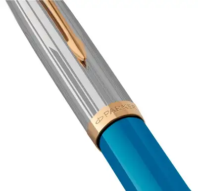 Ручка шариков. Parker 51 Premium (CW2169080) Turquoise GT M черн. черн. подар.кор.