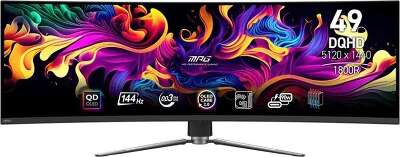 Монитор 49" MSI MPG 491CQP QD-OLED 5120x1440 HDMI, DP, USB Type-C USB-Hub